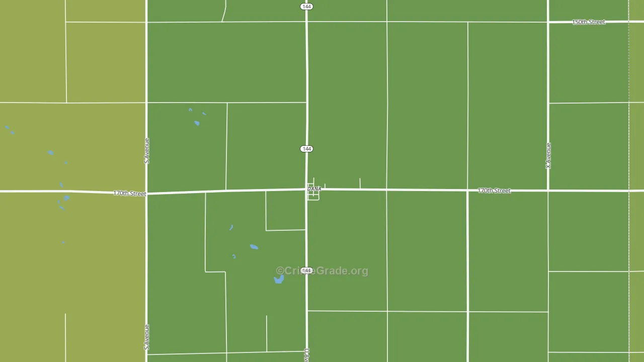 50064, IA Map of Vehicle Theft Rates