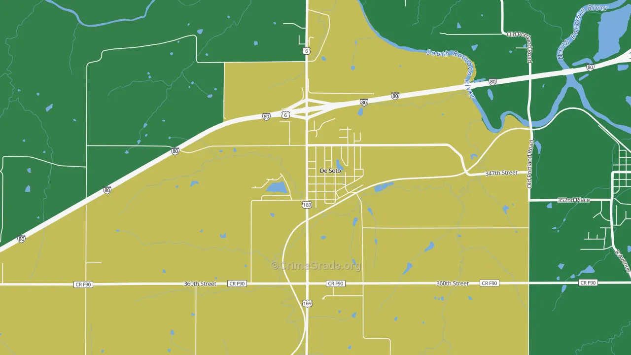 50069, IA Map of Vehicle Theft Rates