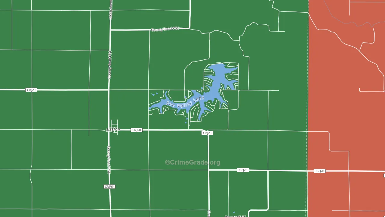 50074, IA Map of Vehicle Theft Rates