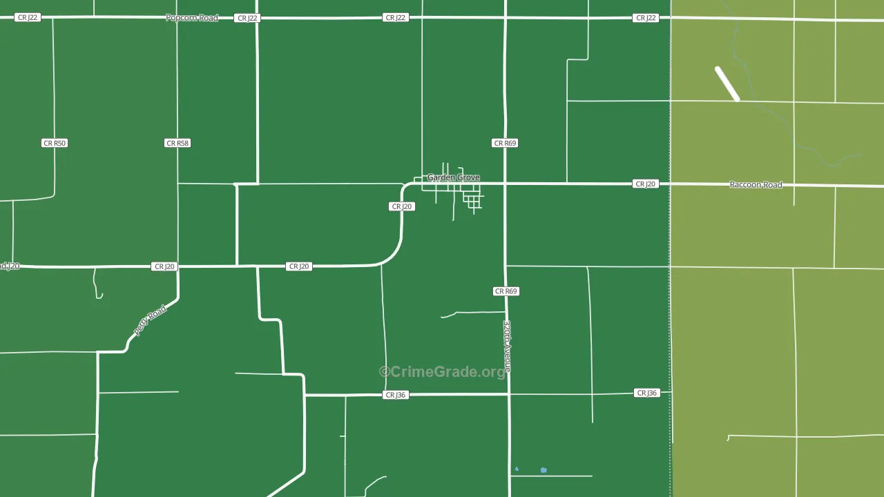 50103, IA Map of Vehicle Theft Rates