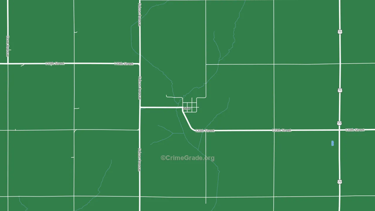 50110, IA Map of Vehicle Theft Rates