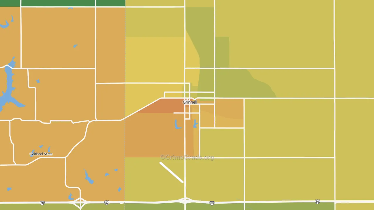 50112, IA Map of Vehicle Theft Rates
