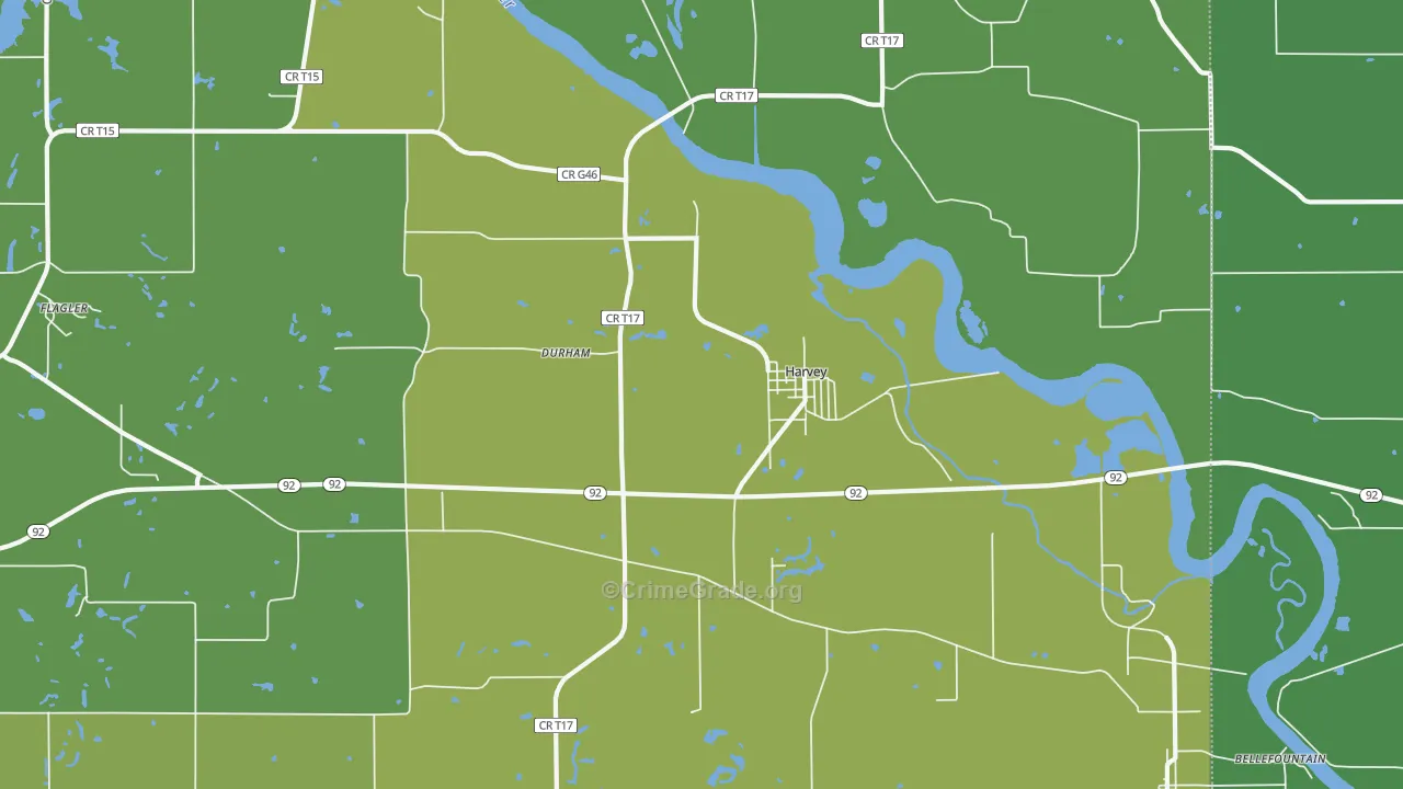 50119, IA Map of Vehicle Theft Rates