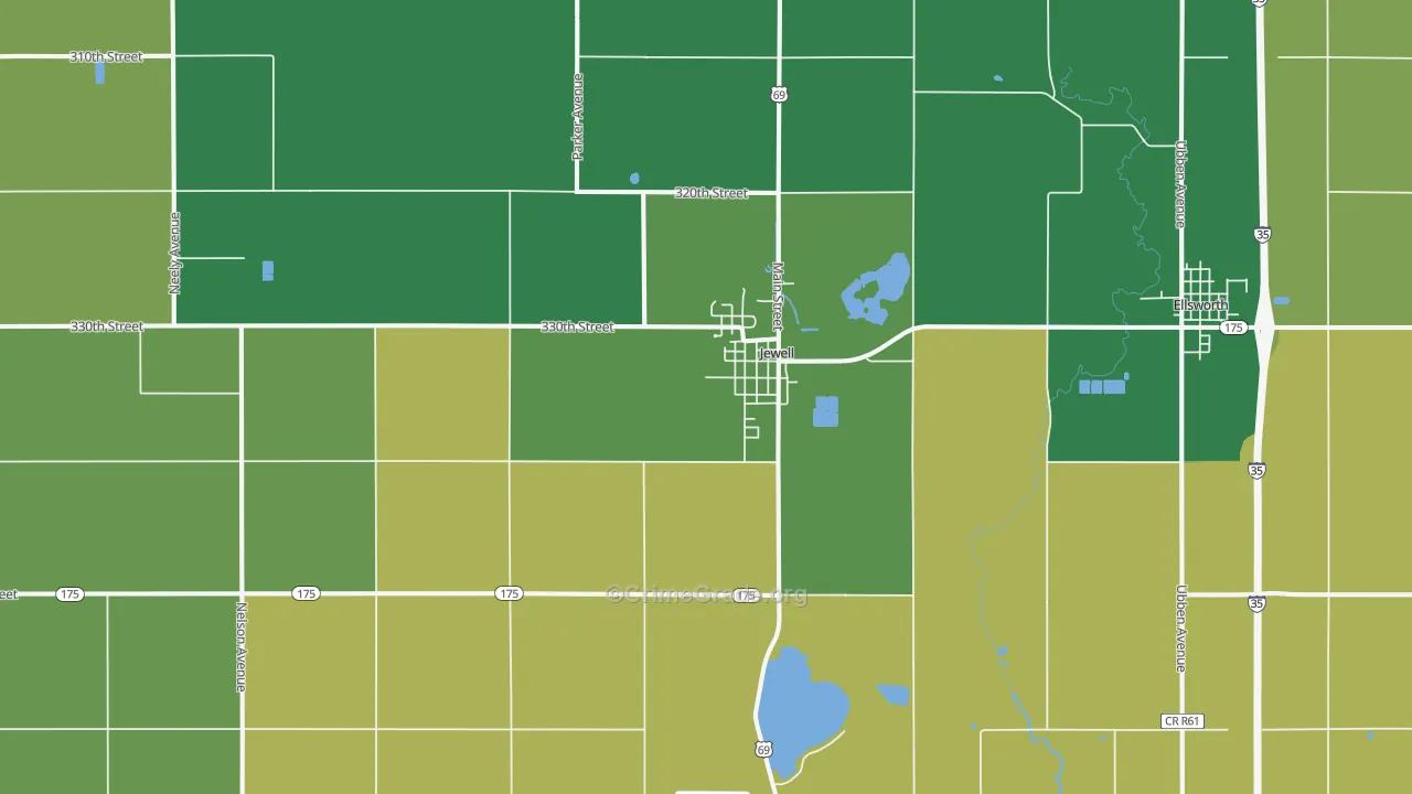 50130, IA Map of Vehicle Theft Rates