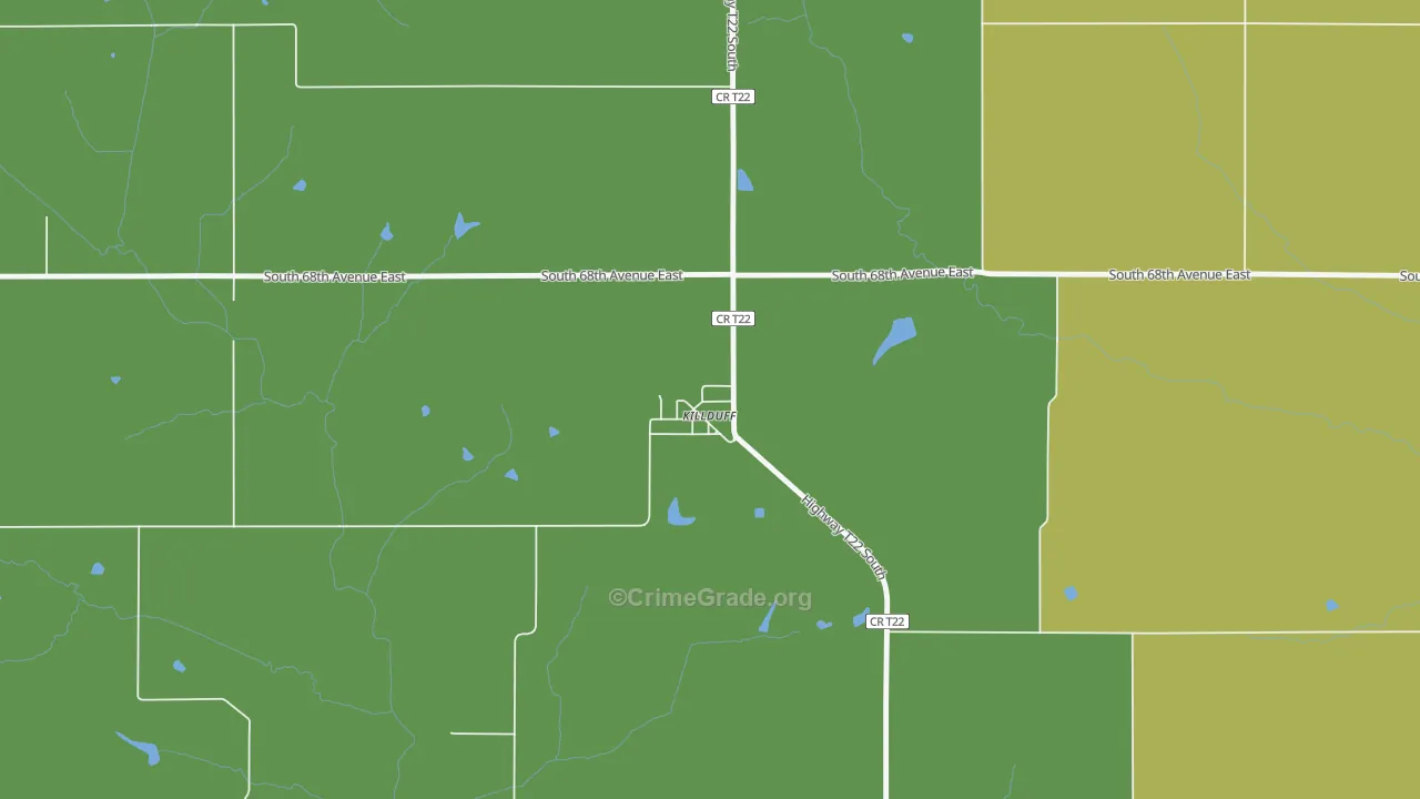 50137, IA Map of Vehicle Theft Rates