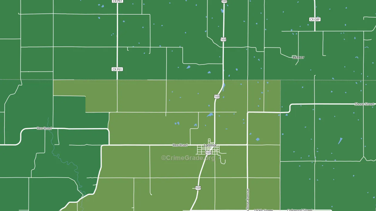 50149, IA Map of Vehicle Theft Rates