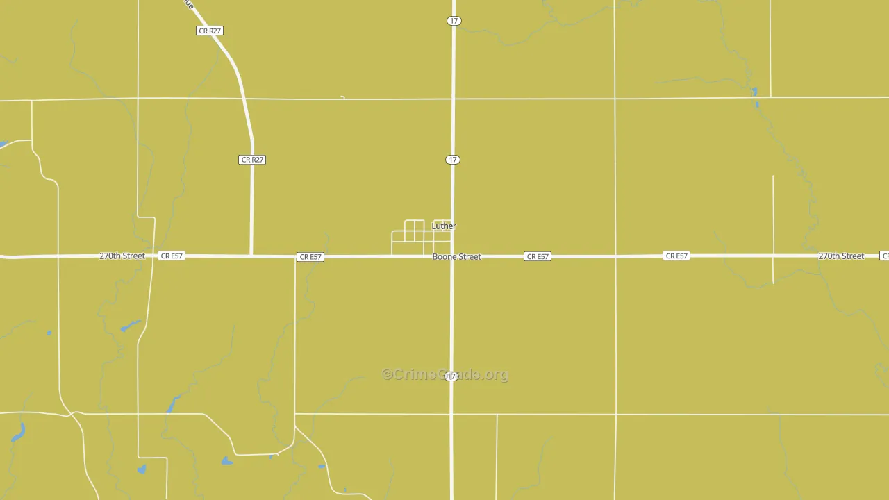 50152, IA Map of Vehicle Theft Rates