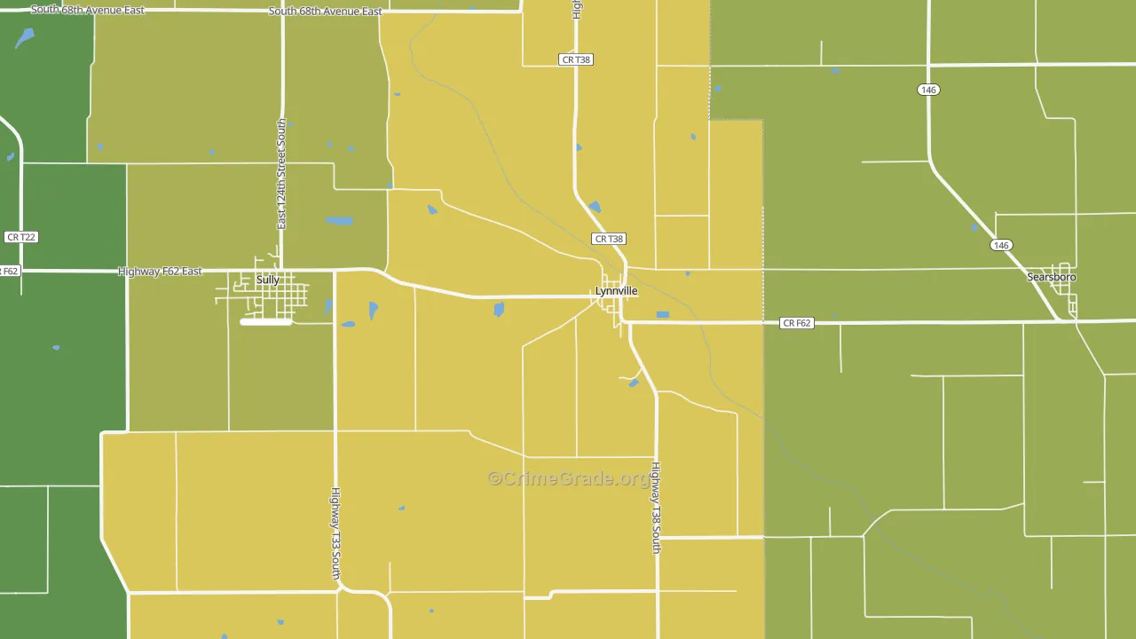 50153, IA Map of Vehicle Theft Rates