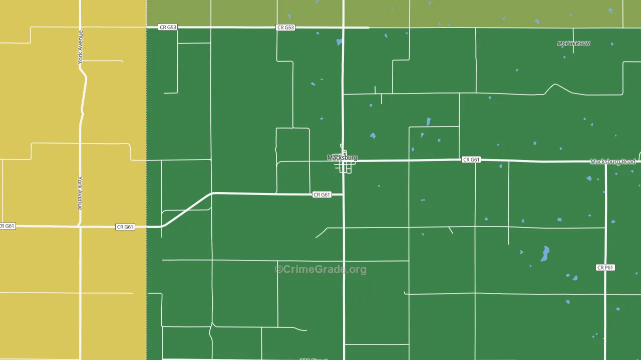 50155, IA Map of Vehicle Theft Rates