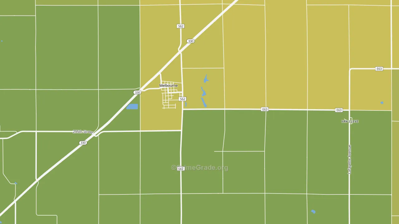 50162, IA Map of Vehicle Theft Rates