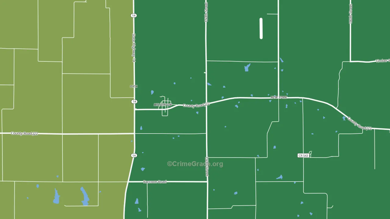 50165, IA Map of Vehicle Theft Rates