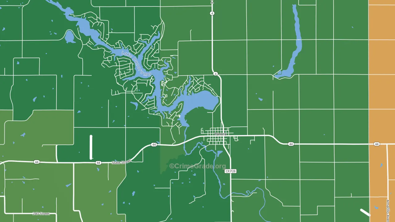 50216, IA Map of Vehicle Theft Rates