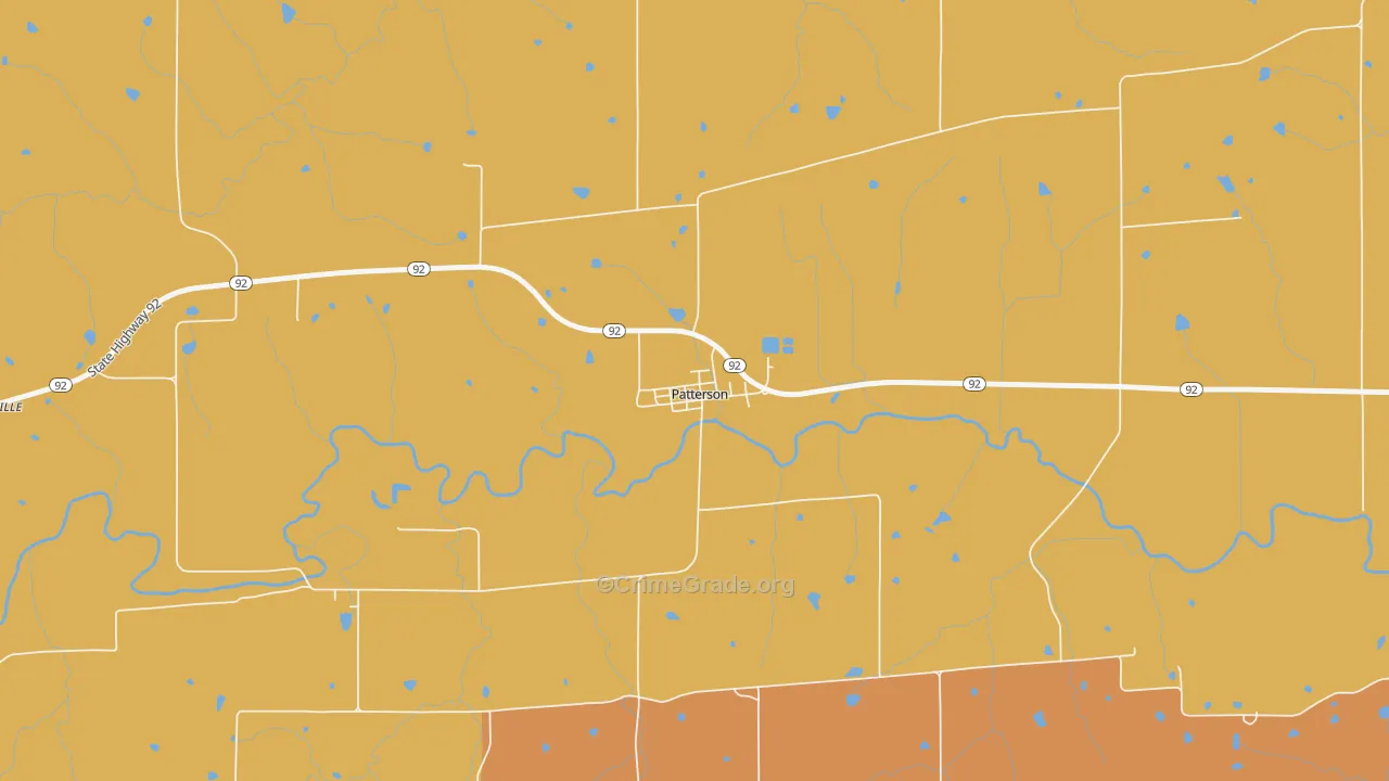 50218, IA Map of Vehicle Theft Rates