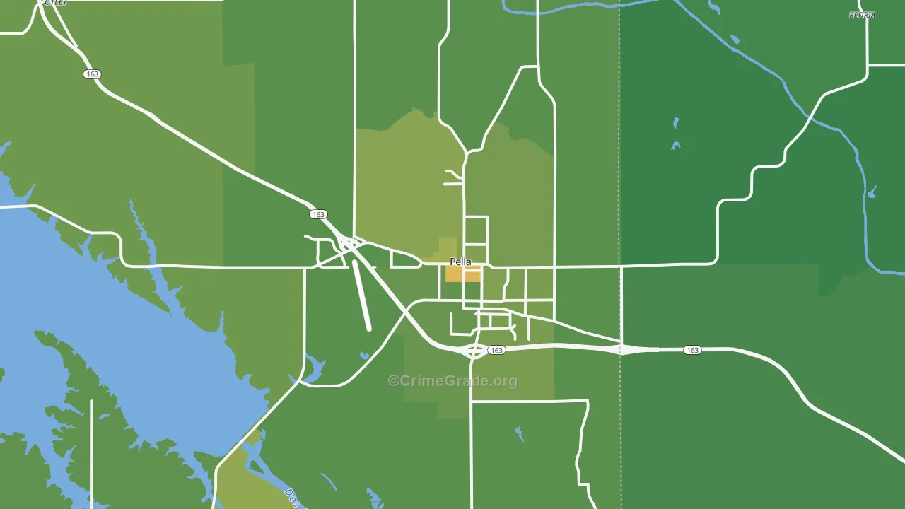 50219, IA Map of Vehicle Theft Rates