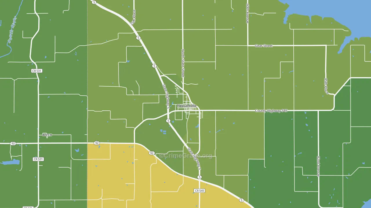 50225, IA Map of Vehicle Theft Rates