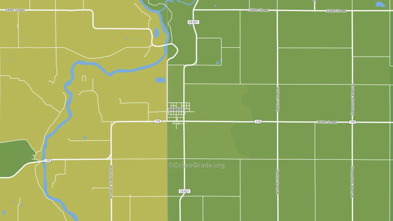 50249, IA Map of Vehicle Theft Rates