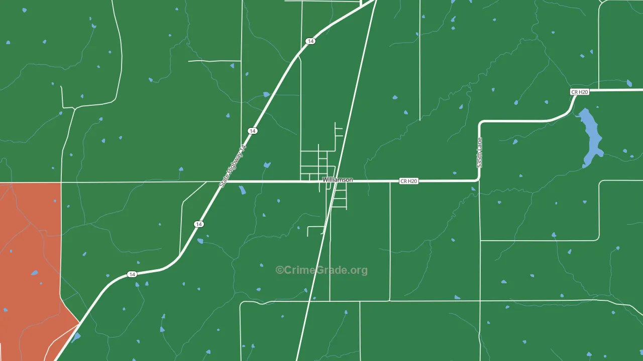 50272, IA Map of Vehicle Theft Rates