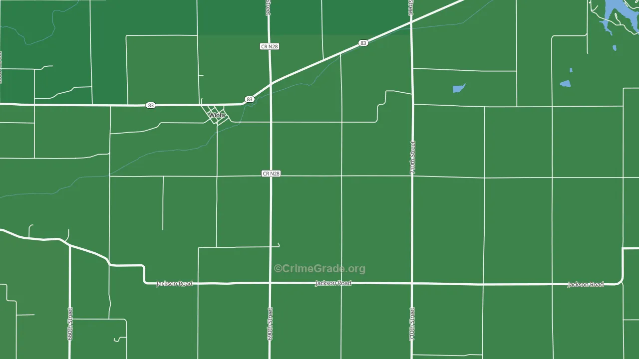 50274, IA Map of Vehicle Theft Rates