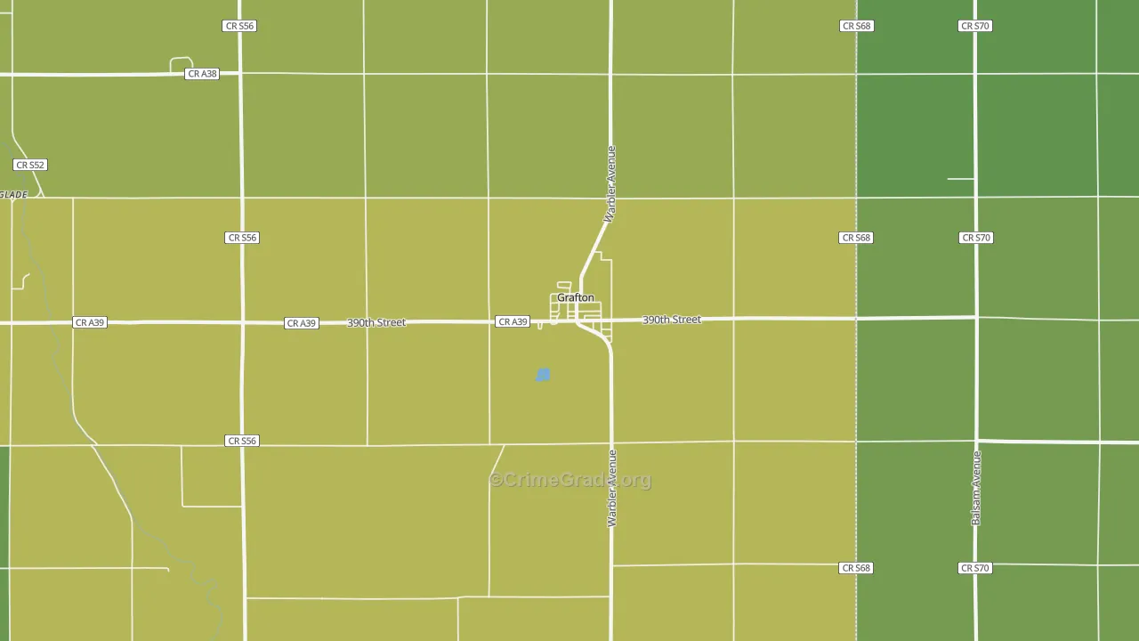 50440, IA Map of Vehicle Theft Rates