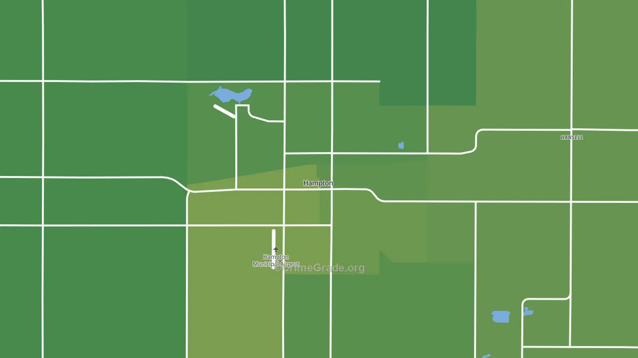 50441, IA Map of Vehicle Theft Rates