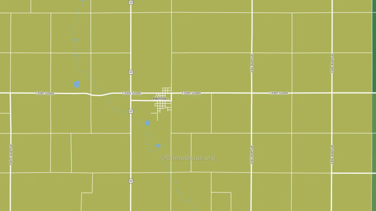 50449, IA Map of Vehicle Theft Rates
