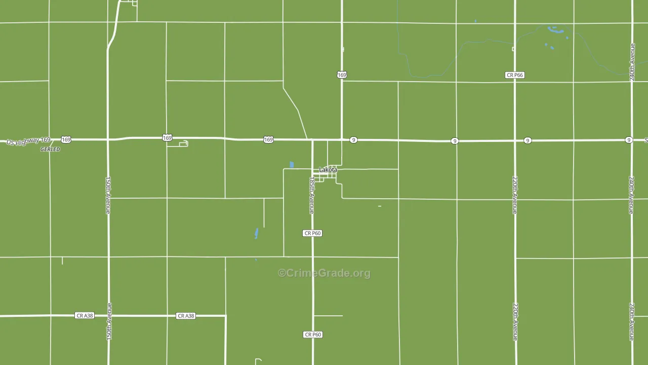 50451, IA Map of Vehicle Theft Rates