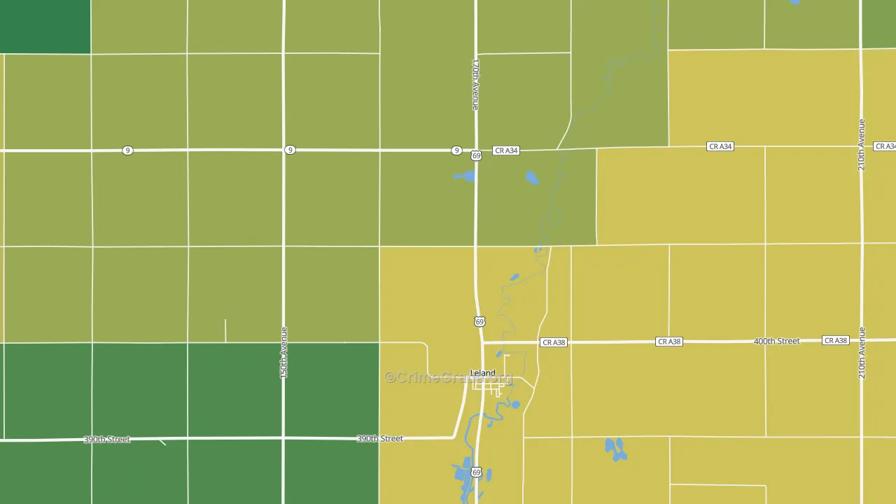 50453, IA Map of Vehicle Theft Rates