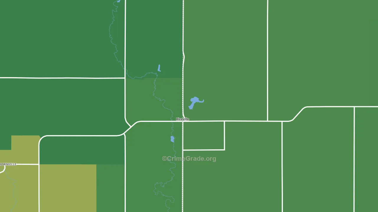 50466, IA Map of Vehicle Theft Rates