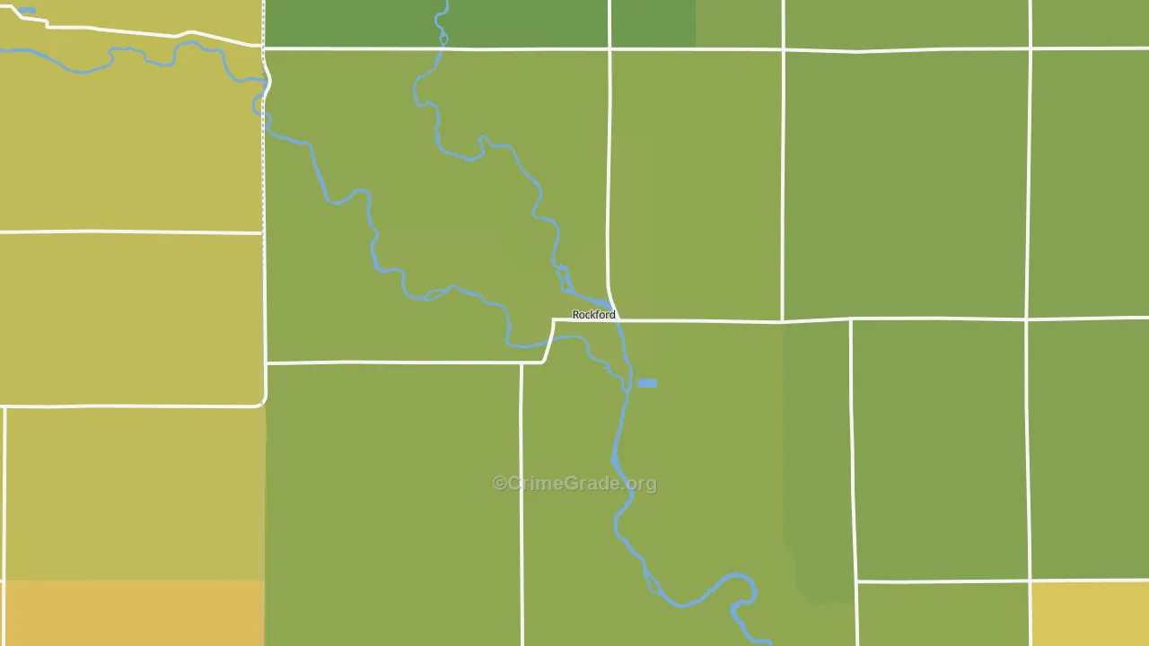 50468, IA Map of Vehicle Theft Rates
