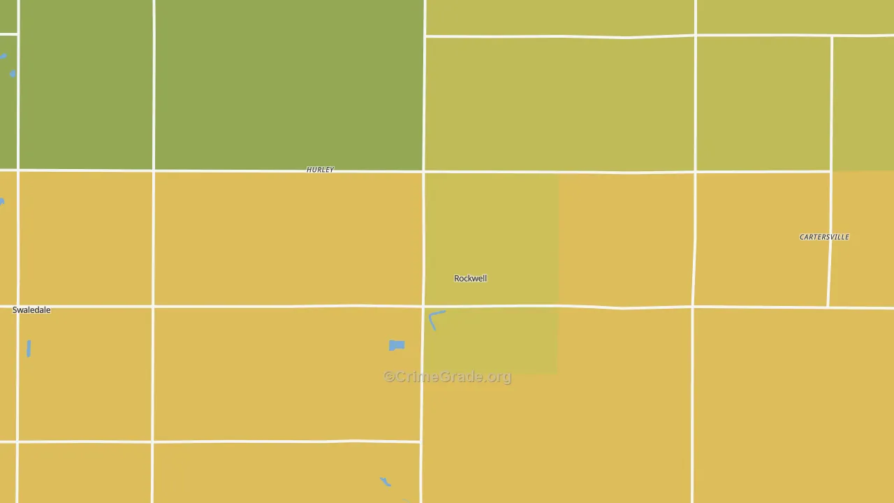 50469, IA Map of Vehicle Theft Rates