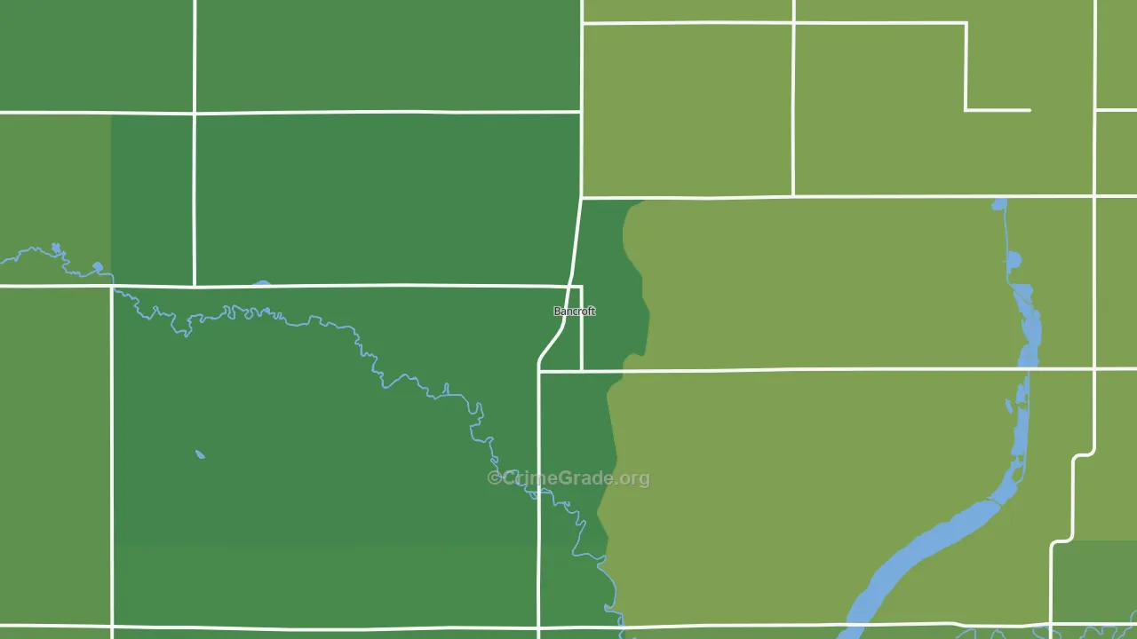 50517, IA Map of Vehicle Theft Rates