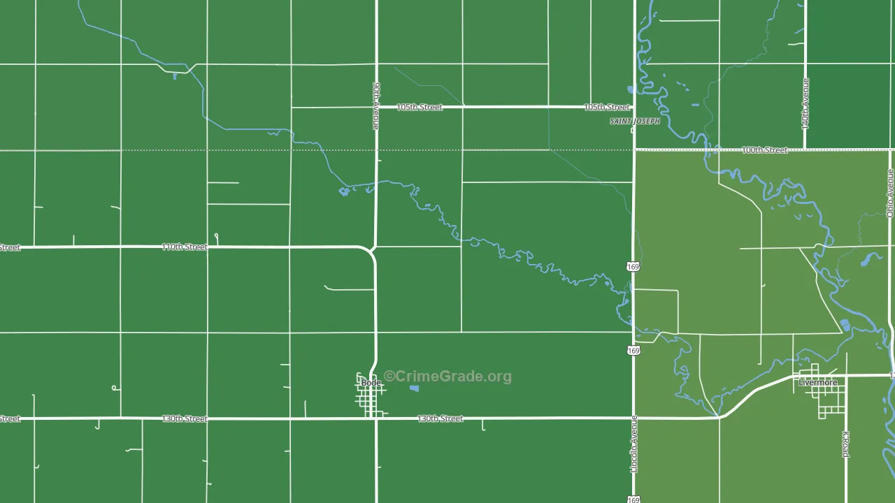 50519, IA Map of Vehicle Theft Rates