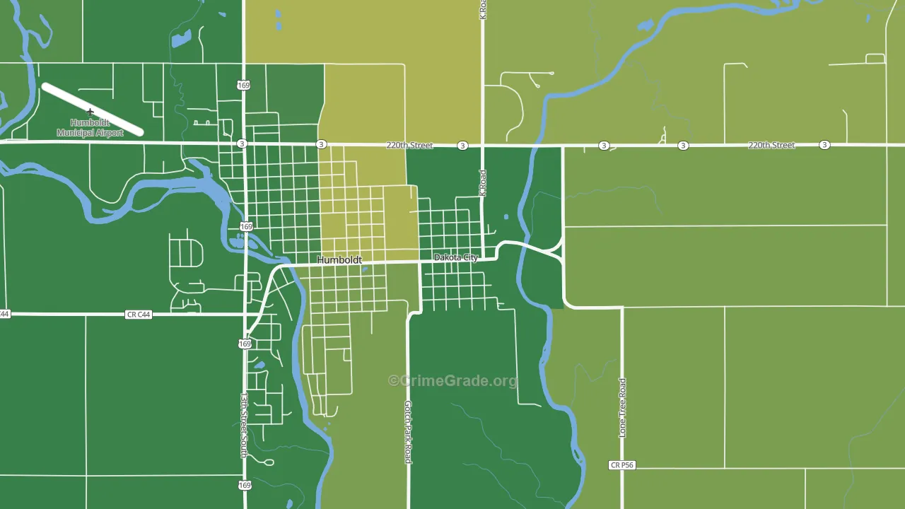 50529, IA Map of Vehicle Theft Rates