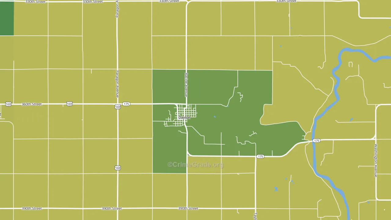 50530, IA Map of Vehicle Theft Rates