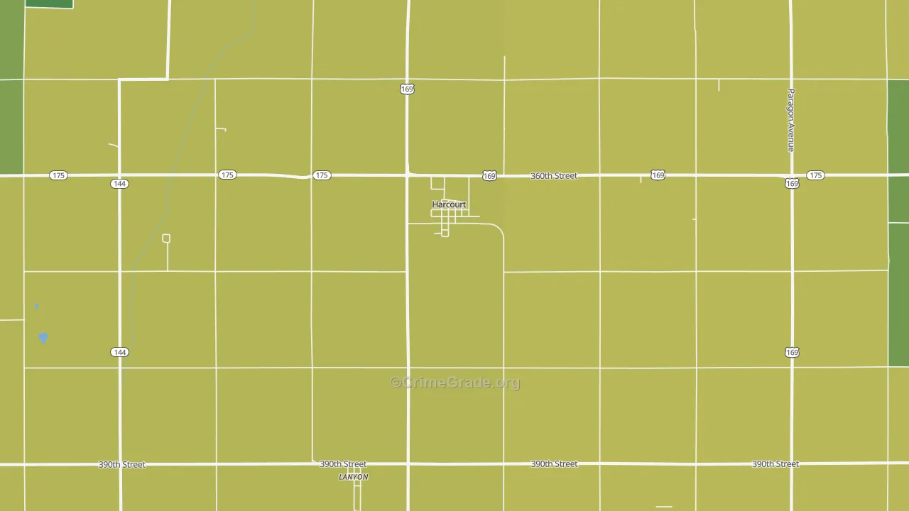 50544, IA Map of Vehicle Theft Rates