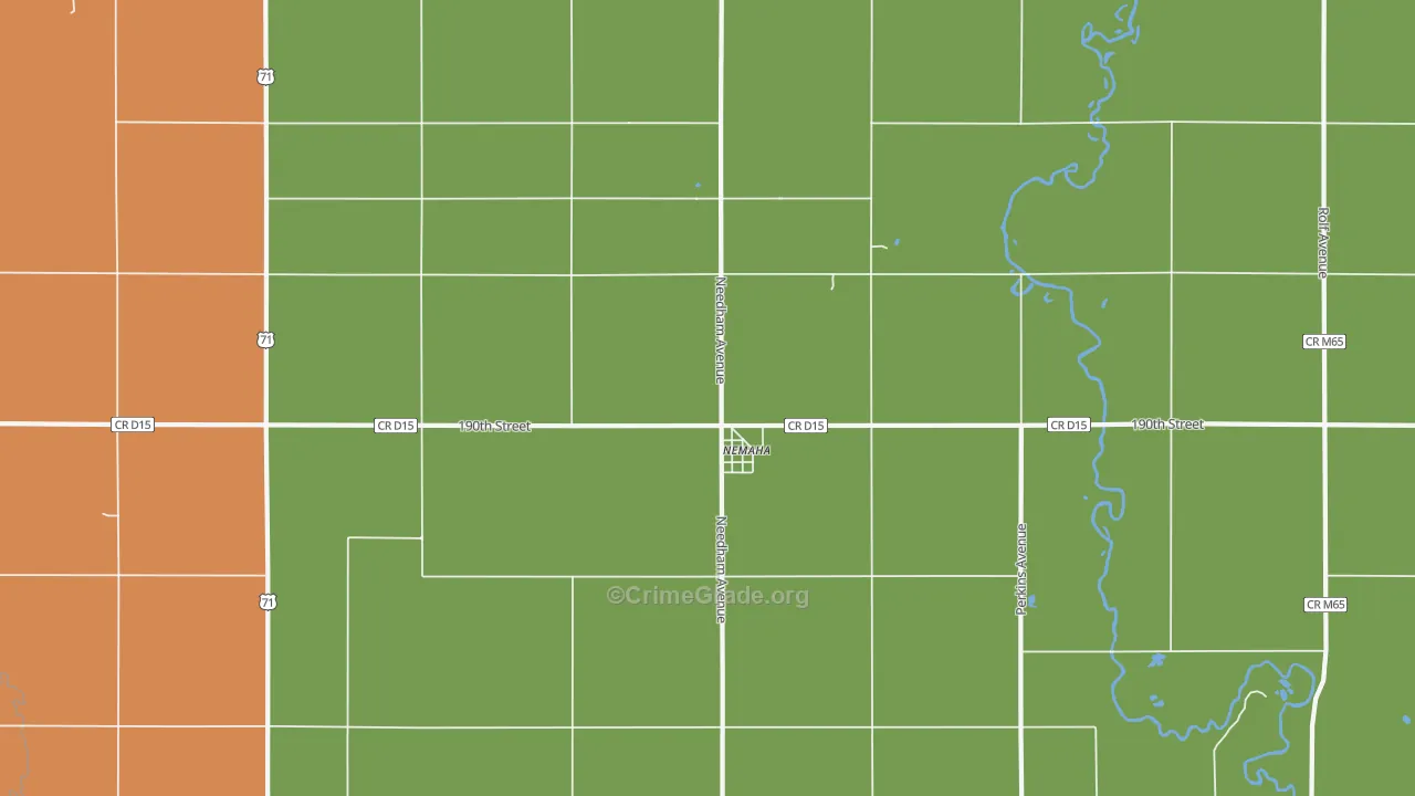 50567, IA Map of Vehicle Theft Rates