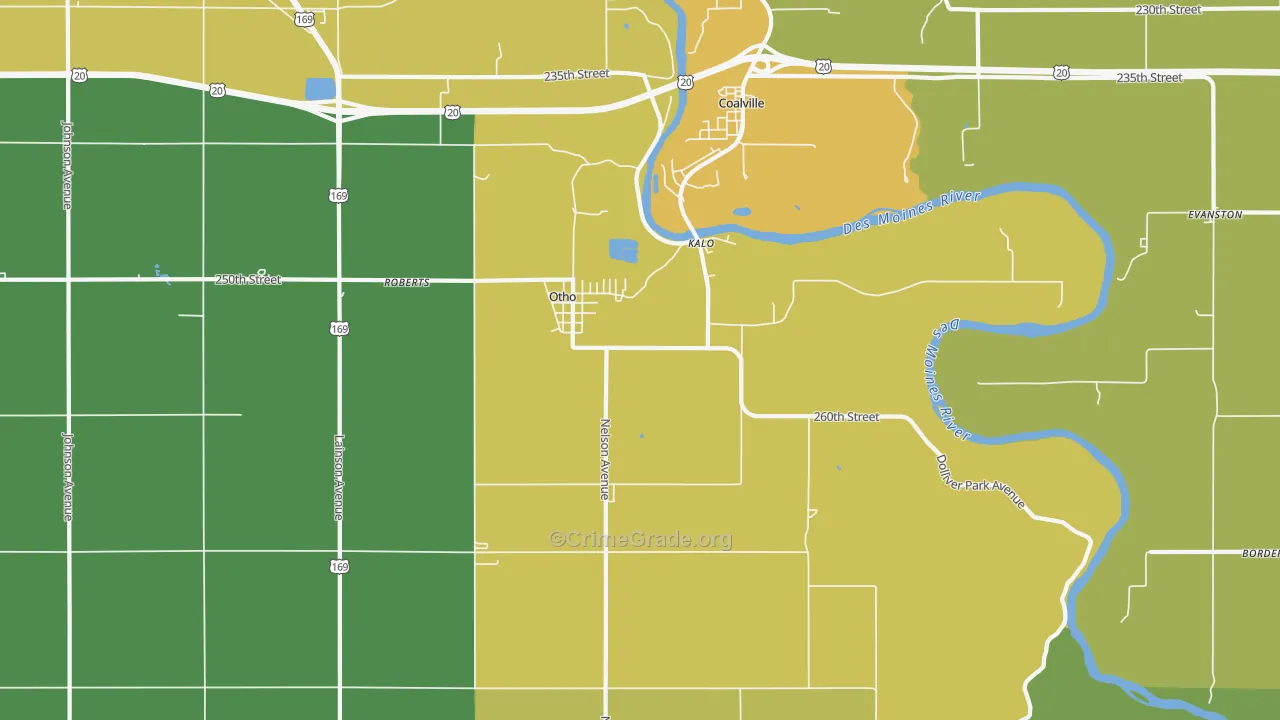 50569, IA Map of Vehicle Theft Rates