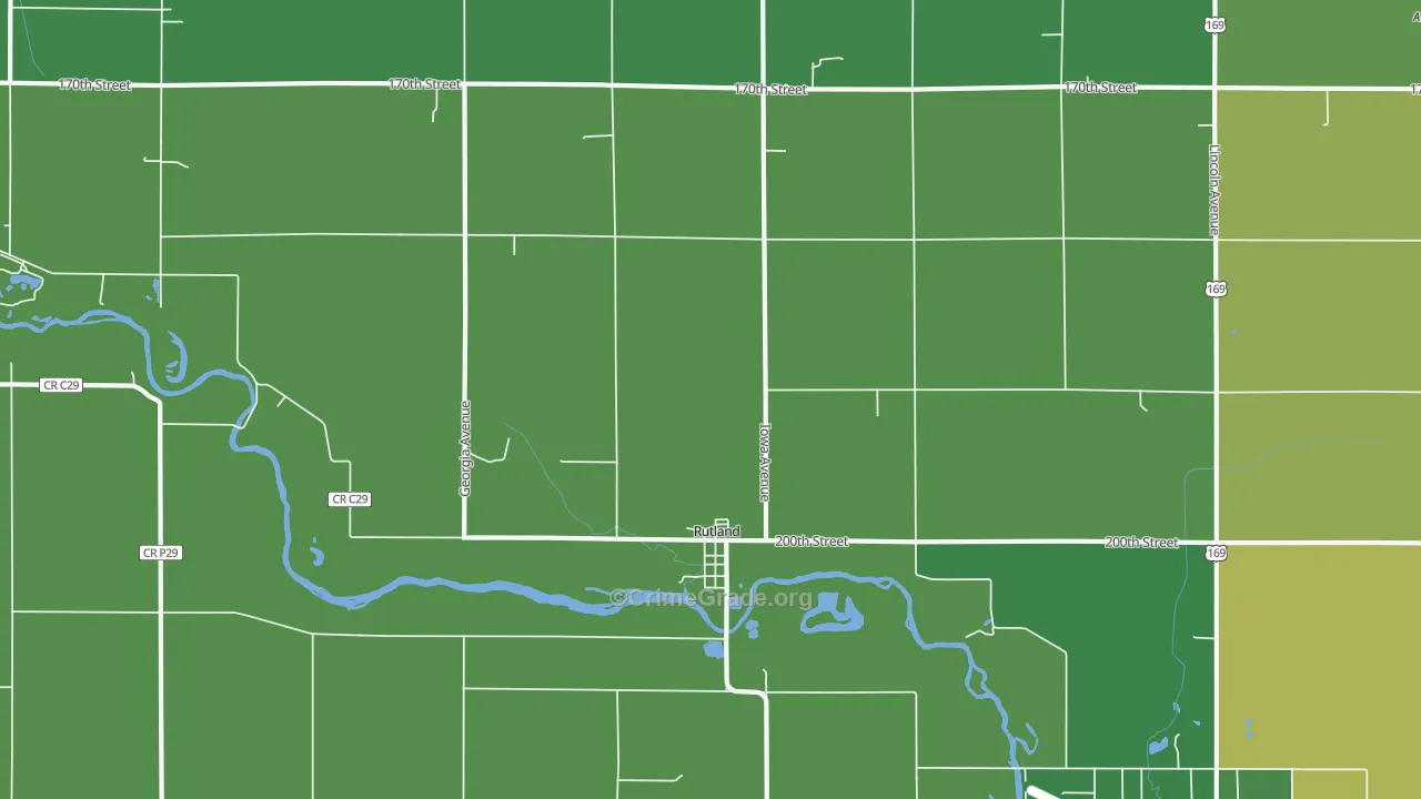 50582, IA Map of Vehicle Theft Rates