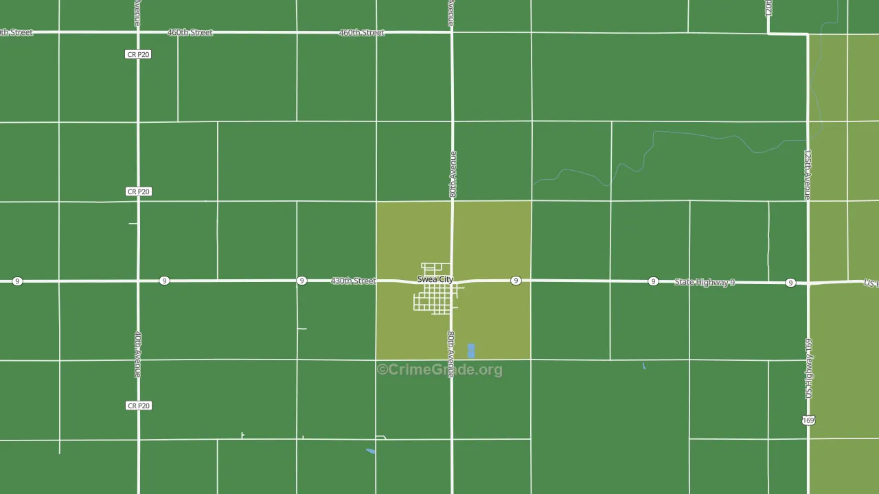 50590, IA Map of Vehicle Theft Rates