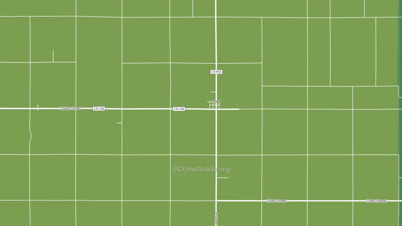 50591, IA Map of Vehicle Theft Rates