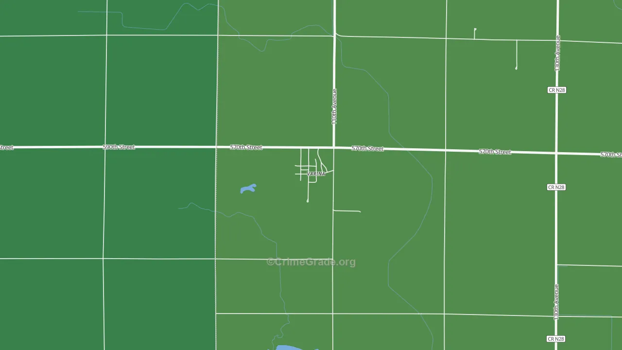 50593, IA Map of Vehicle Theft Rates