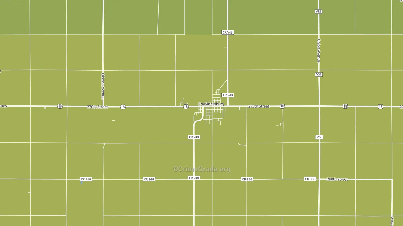 50630, IA Map of Vehicle Theft Rates