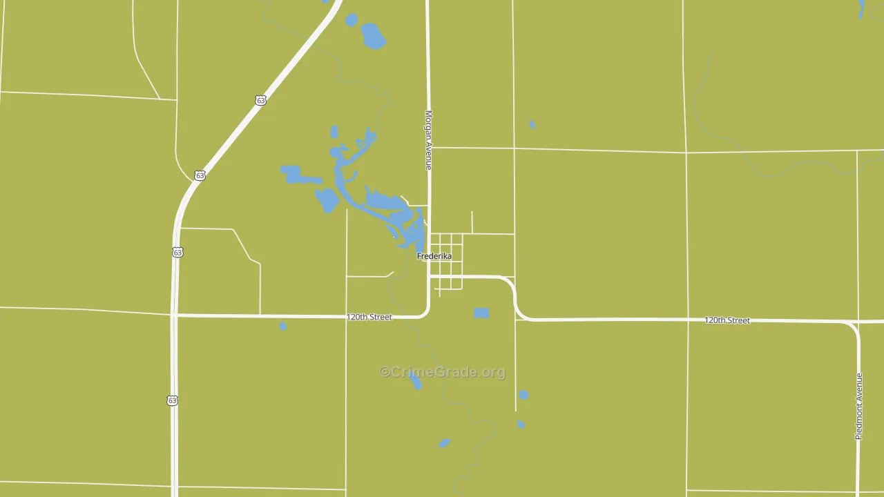 50631, IA Map of Vehicle Theft Rates