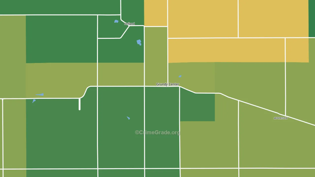 50638, IA Map of Vehicle Theft Rates