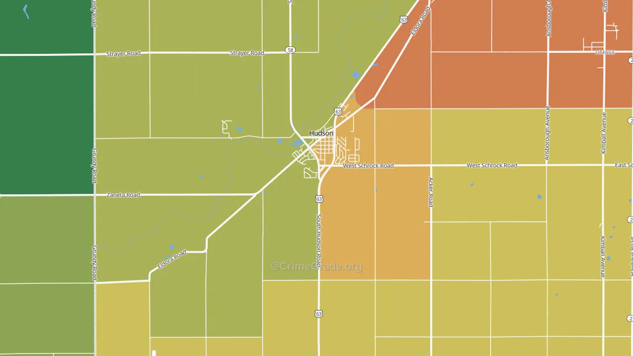 50643, IA Map of Vehicle Theft Rates