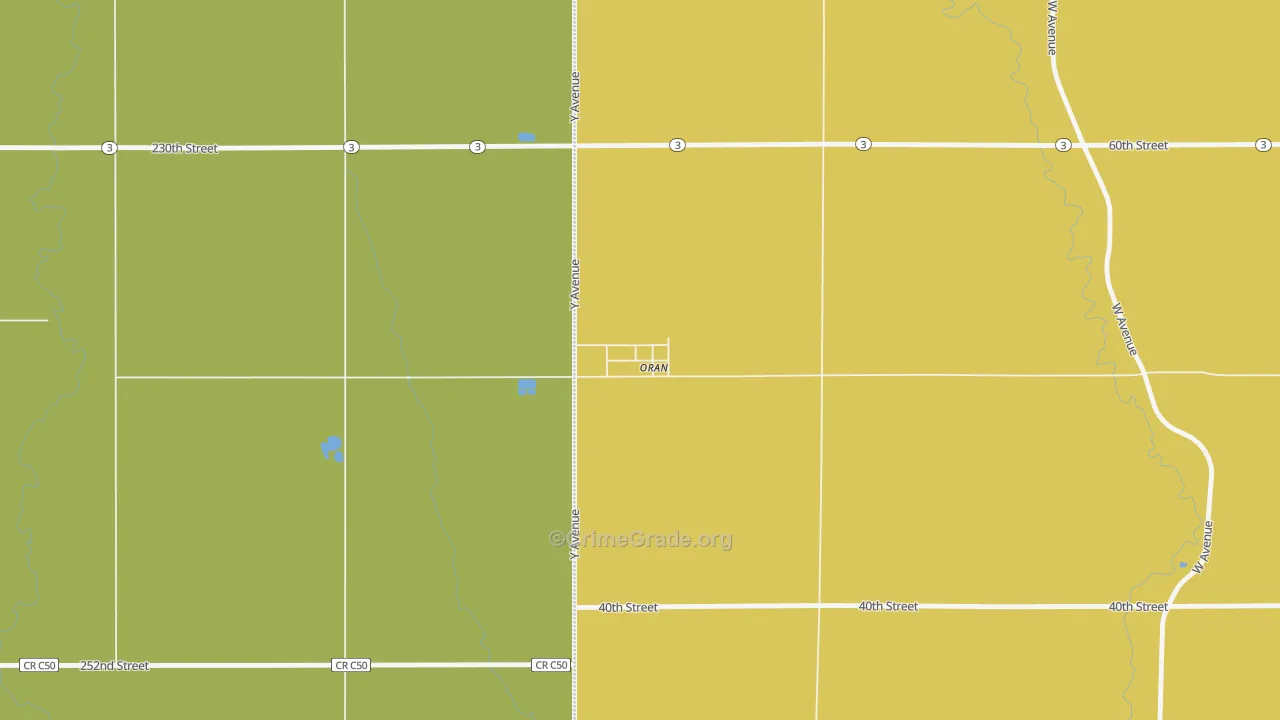 50664, IA Map of Vehicle Theft Rates