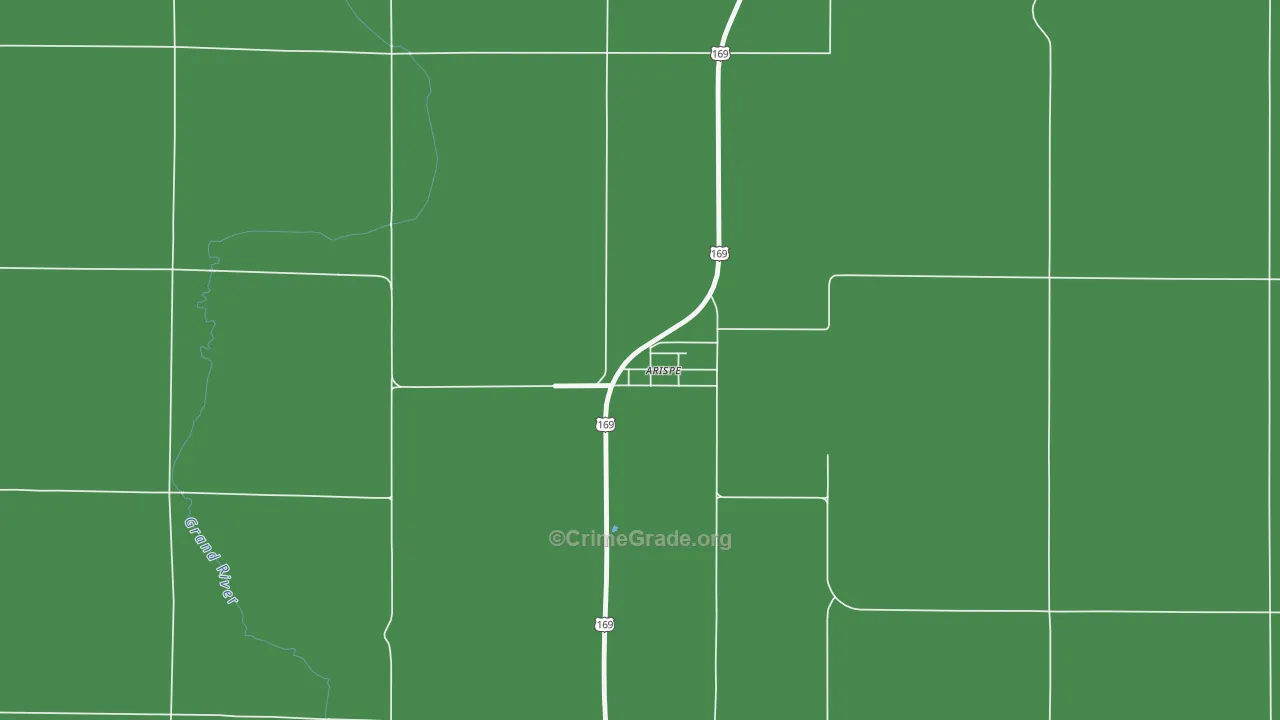 50831, IA Map of Vehicle Theft Rates