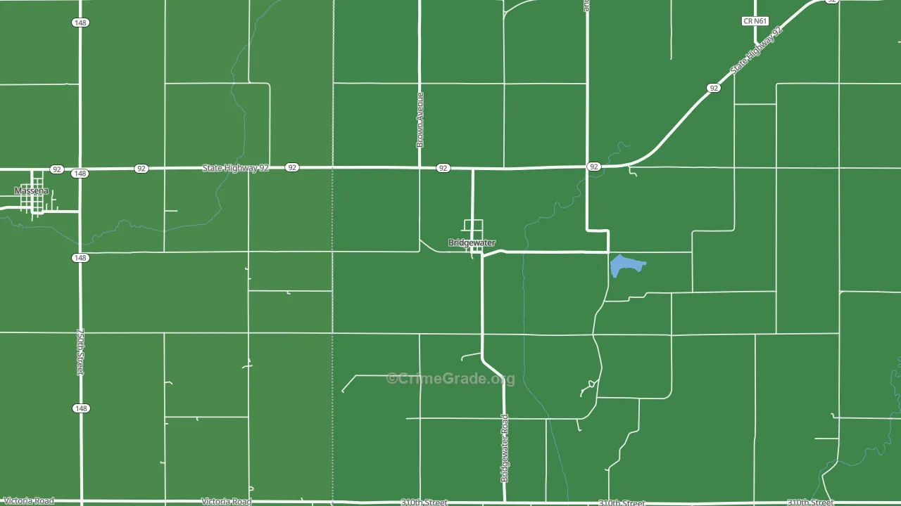50837, IA Map of Vehicle Theft Rates