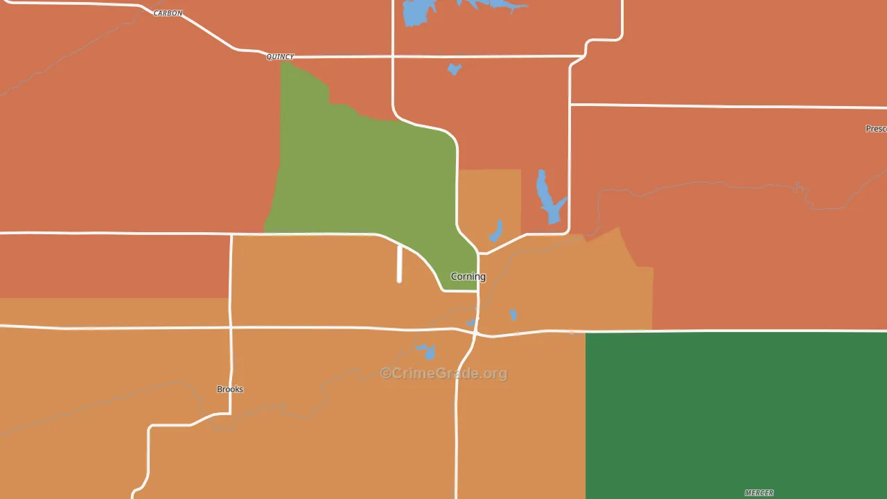 50841, IA Map of Vehicle Theft Rates