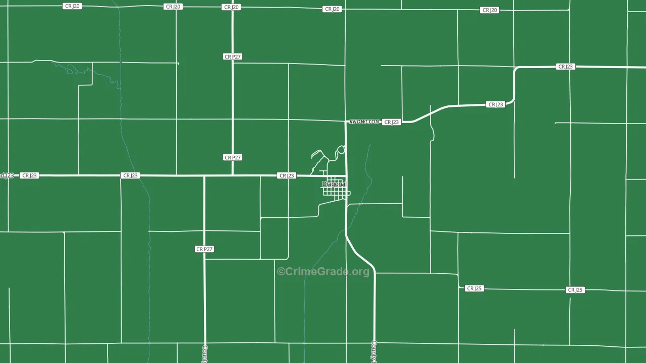 50845, IA Map of Vehicle Theft Rates